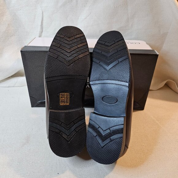 Collexion Italy Men's Brown Dress Loafers - Size 38 / US 7.5 - Picture 5 of 7